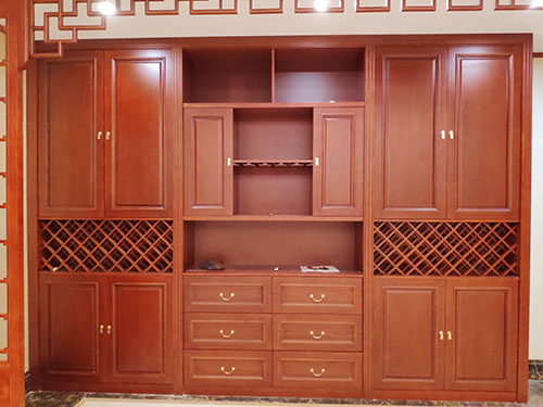 四平中式家居装修之中式酒柜装修效果图