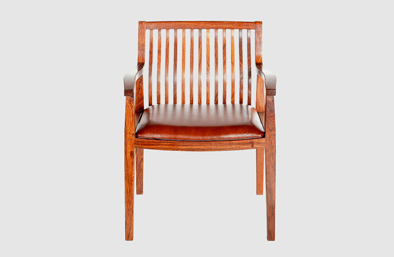 四平中式实木大方椅家具效果图